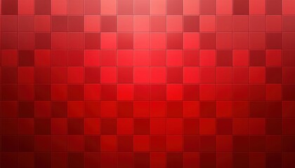 Fototapeta premium Vibrant Red Gradient Background Abstract Texture of Red Squares for Design
