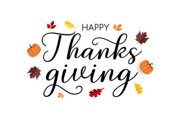 Thanksgiving greeting card or background. vector illustration.