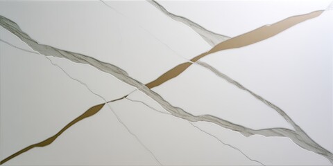 White stone with gold veining