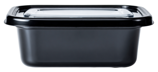 Square food storage container with a clear lid