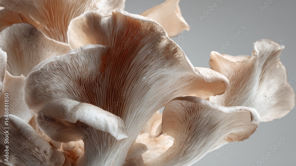 Poster abstract swirling beige and white shapes create a dynamic and artistic composition, ideal for design
