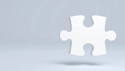 Obraz premium Anime-style 3D puzzle sculpture symbolizing communication 