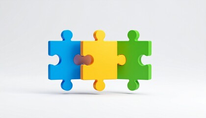 Anime-style 3D puzzle sculpture symbolizing communication
