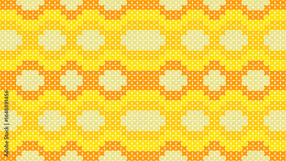 Aufkleber abstract seamless pattern with yellow dots on a textured geometric background