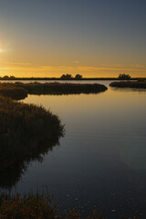  sunset over the lagoon, Po river delta, Comacchio, Ferrara, Italy