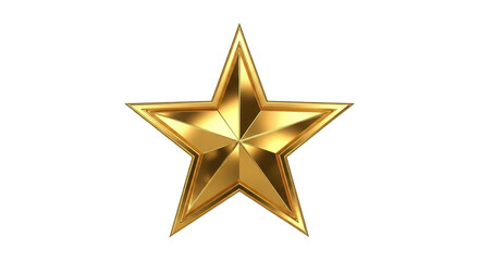 Obraz premium Isolated Golden Star