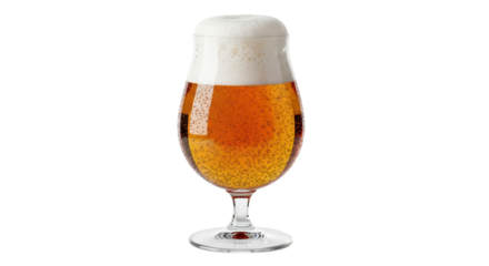 Isolated Glass of Beer