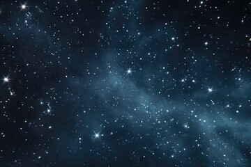 Deep space nebula, scattered stars, dark cosmic expanse