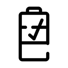 Fototapeta premium Battery indicator icon