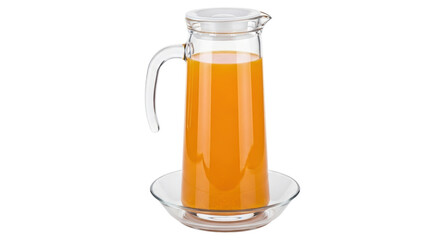 Isolated Pitcher of Orange Juice