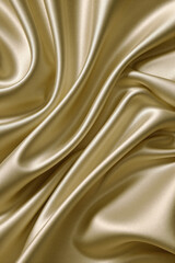 yellow green golden silk satin fabric background