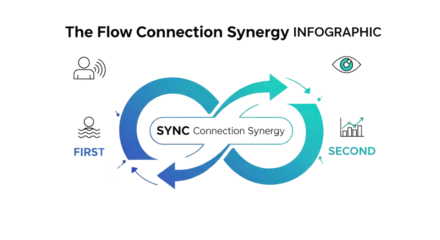 Flow Connection Synergy Infinity Loop Infographic
