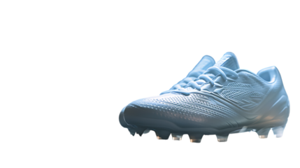 Discover the latest light blue soccer cleats for ultimate performance on the field today online now on transparent background