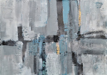 Colorful modern artwork, abstract paint strokes, oil painting on canvas. Acrylic art, artistic texture. Brush daubs and smears grunge background, hand painted pattern