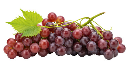 Obraz premium Isolated Red Grapes Cluster