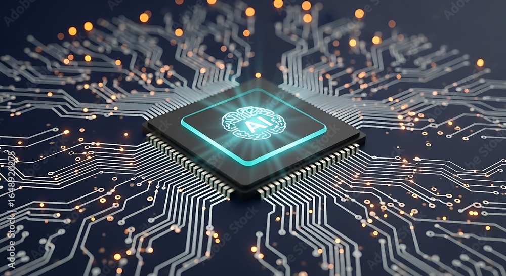 Poster cutting edge ai processor chip for advanced technology applications and neural network simulations
