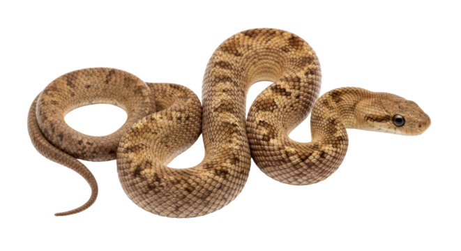 Isolated kenyan sand boa