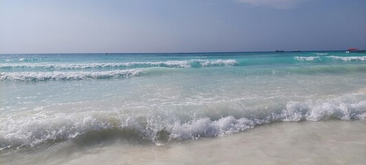 waves on the beach, Zanzibar, indian ocean