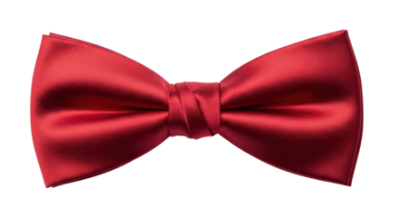 Isolated Red Bow Tie