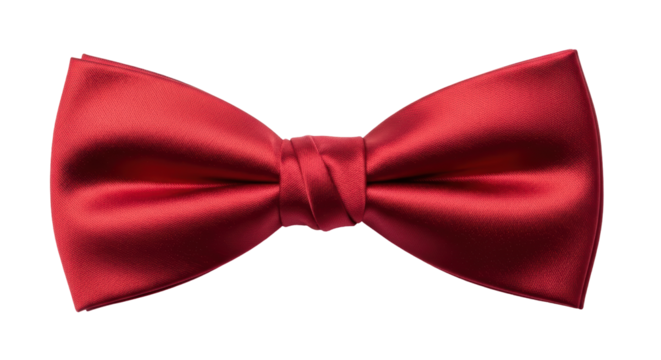 Isolated Red Bow Tie