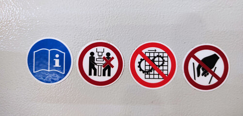 industrial icons. Warning signs. Industrial symbols. Industrial drawings. Occupational safety....