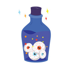 Halloween potion bottle