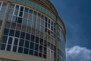 Detail eines ehemaligen Lagergeb&auml;ude in K&ouml;ln- Ehrenfeld