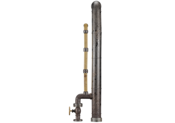 Vertical pipes faucet system