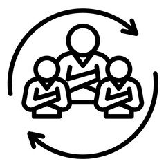 Team Unity  Icon Element For Design