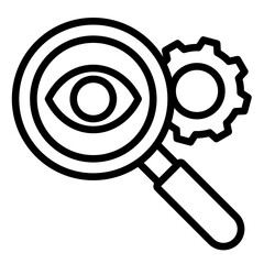 Transparent Glass  Icon Element For Design