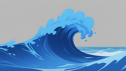 blue wave background