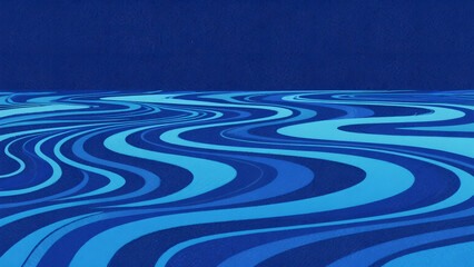blue water ripples in pool