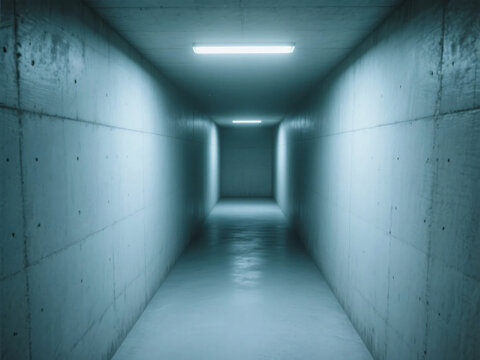 empty eerie scary liminal space