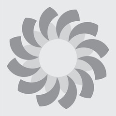 Seamless geometric flower pattern design with vibrant colors