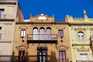 Detail from an old Typical building from Sevilha, Andalusia, Spain