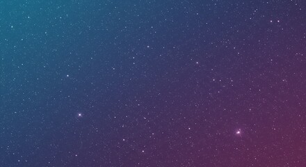 Obraz premium Breathtaking deep space scenery with sparkling constellations against a beautiful blue and magenta cosmic gradient background