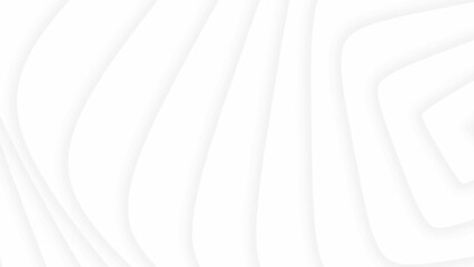 White Abstract Curved Layers Background wave