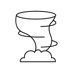 Hurricane Vector icon which can easily modify or edit