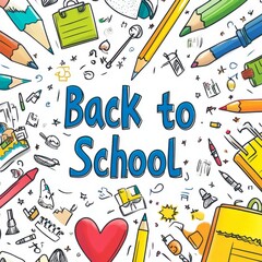 back to school vector illustration