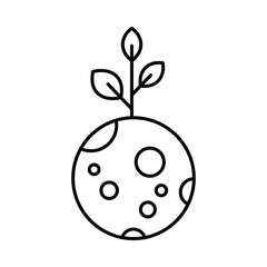 Ecology Vector icon which can easily modify or edit