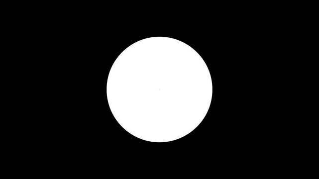 Basic shape of ball silhouette icon logo. called Jame in Japanese icon. Record icon on control button symbol background