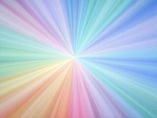 Obraz premium Abstract radial burst of pastel colors (1)