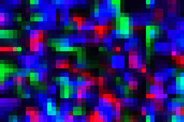 Colorful square pixellated digital technology abstract background	