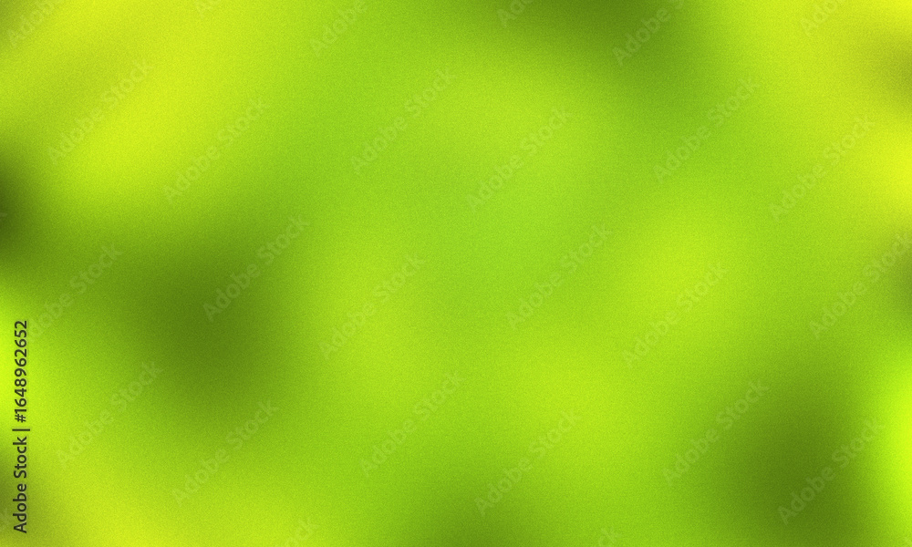 Poster green gradient background with blurred light and grainy texture effect