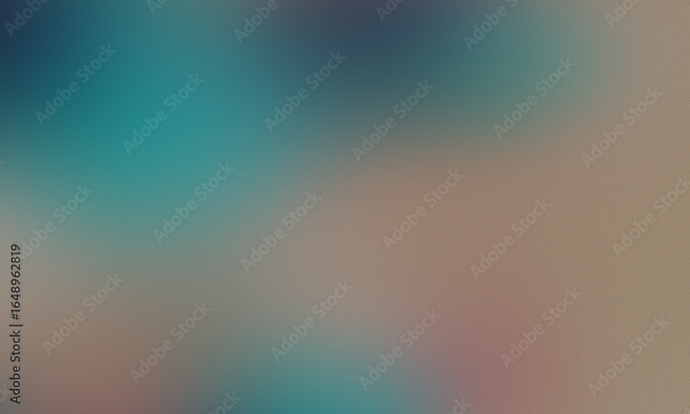 Poster soft teal and tan gradient background with subtle noise and blur effect