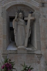 Taormina, Sicily - the charming Corso Umberto, medieval alleys, stunning Mediterranean scenery,...