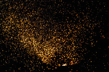 Fire Texture at Night