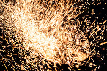 Fire Texture at Night