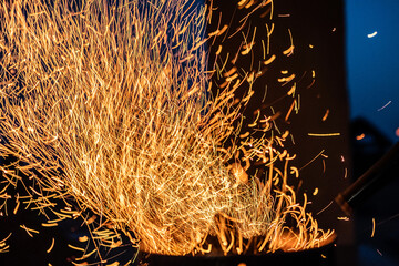 Fire Texture at Night