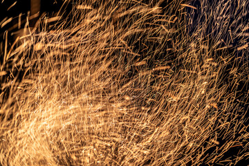Fire Texture at Night